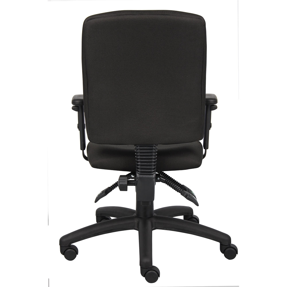 Boss Multi-Function Fabric Task Chair W/ Adjustable Arms