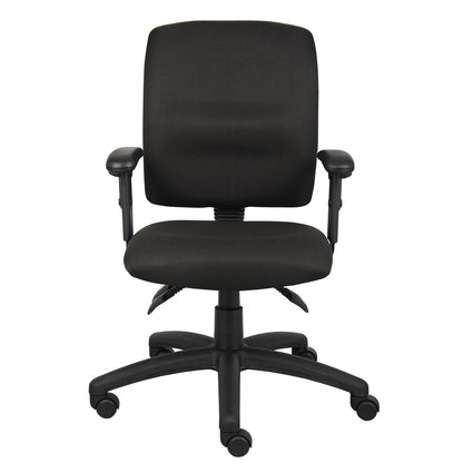 Boss Multi-Function Fabric Task Chair W/ Adjustable Arms