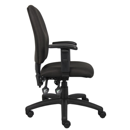 Boss Multi-Function Fabric Task Chair W/ Adjustable Arms