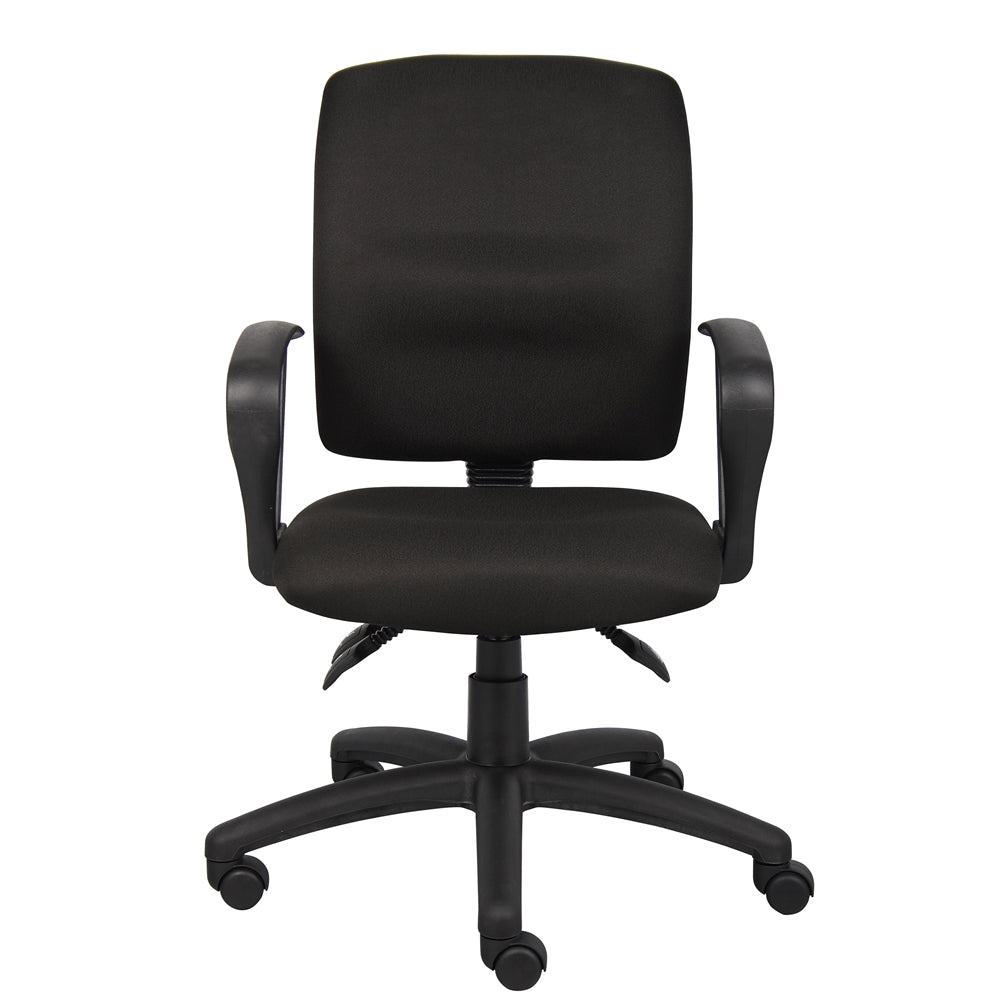 Boss Multi-Function Fabric Task Chair W/Loop Arms