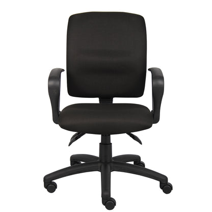 Boss Multi-Function Fabric Task Chair W/Loop Arms