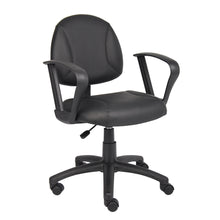 Boss Black Posture Chair W/ Loop Arms