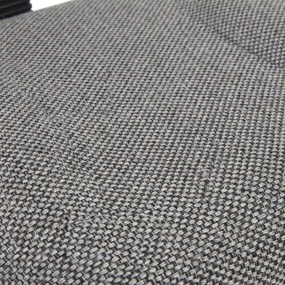 Tweed Upholstered Deluxe Posture Task Chair with Nylon Base and Casters