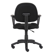 Boss Black  Deluxe Posture Chair W/ Loop Arms