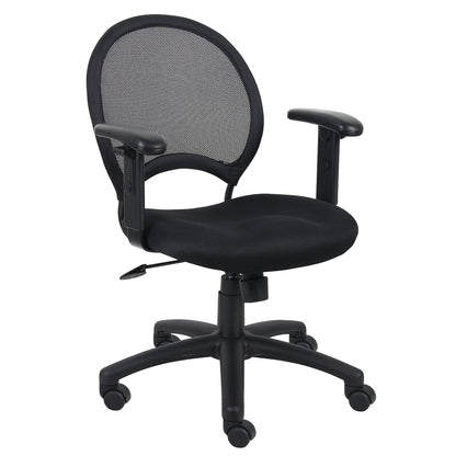 Boss Mesh Chair With Adjustable Arms