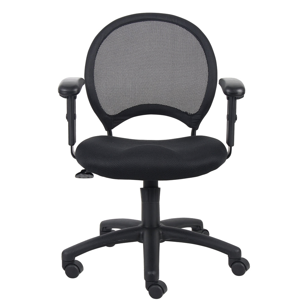 Boss Mesh Chair With Adjustable Arms