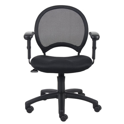 Boss Mesh Chair With Adjustable Arms