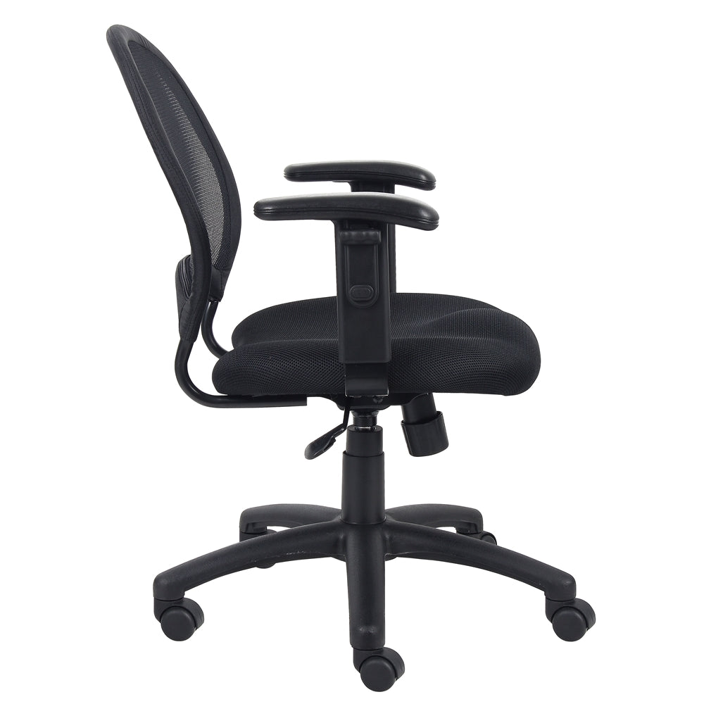 Boss Mesh Chair With Adjustable Arms