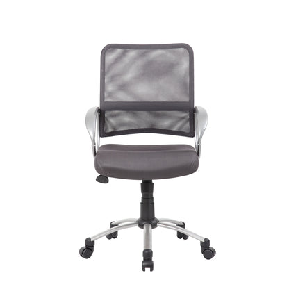 Boss Mesh Back W/ Pewter Finish Task Chair