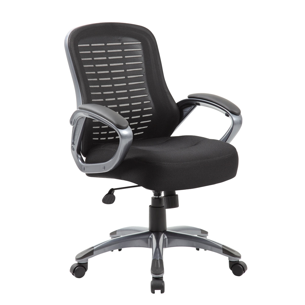Boss Ribbed High Back Mesh Chair