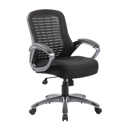 Boss Ribbed High Back Mesh Chair