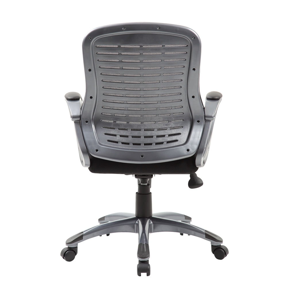 Boss Ribbed High Back Mesh Chair
