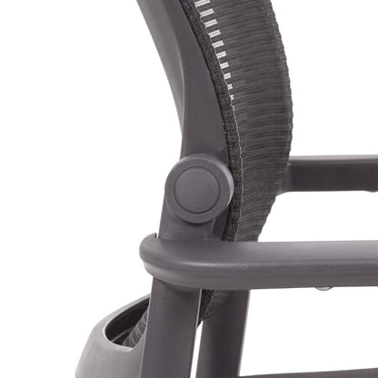 Bison Office Mesh Guest Chair with 4-Legged Steel Base and Nylon Casters