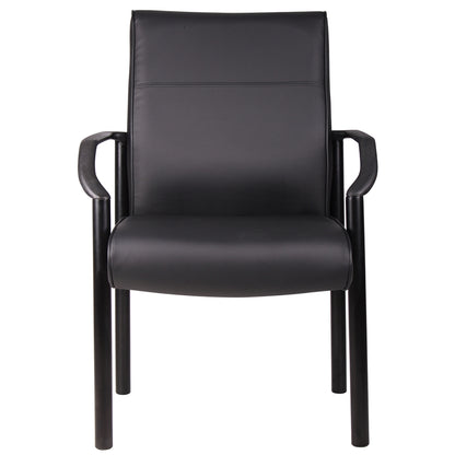 Boss Mid Back Guest Chair In LeatherPlus