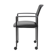 Boss Mesh Guest Chair with Casters, Black