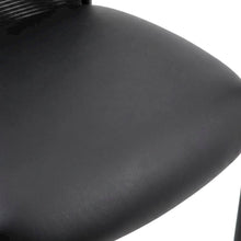 Mesh and Caressoft Guest Chair with Dual-Wheel Casters, Tubular Steel Base