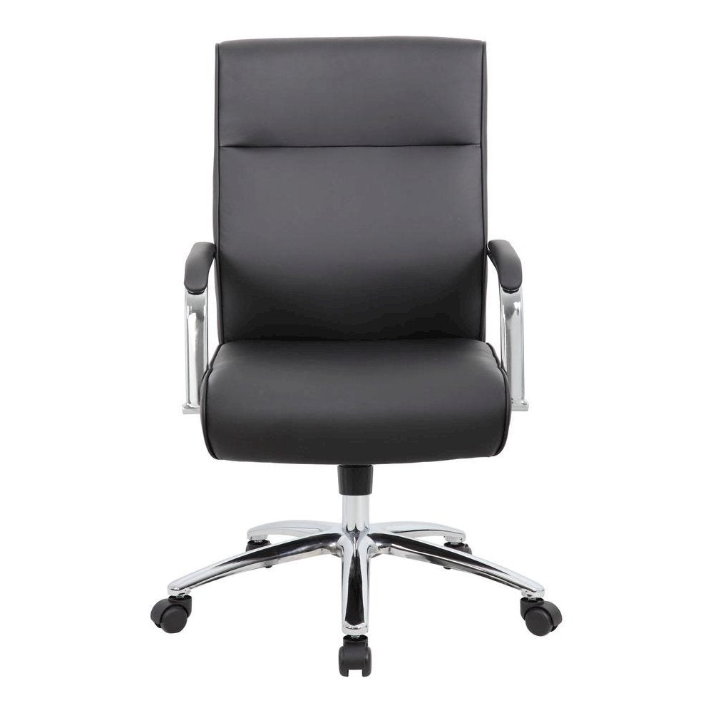 Boss Conf Chair, Black - Black - 1 Each