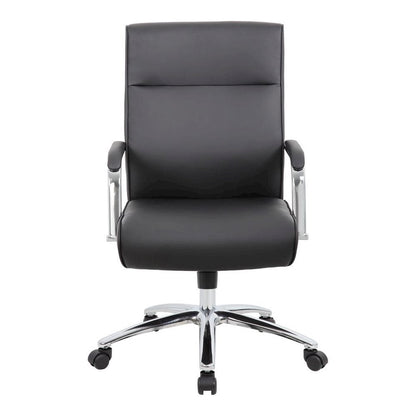 Boss Conf Chair, Black - Black - 1 Each