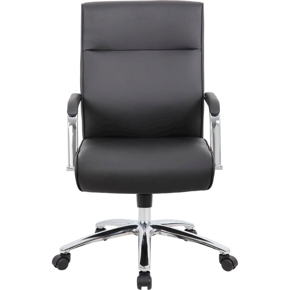 Boss Conf Chair, Black - Black - 1 Each