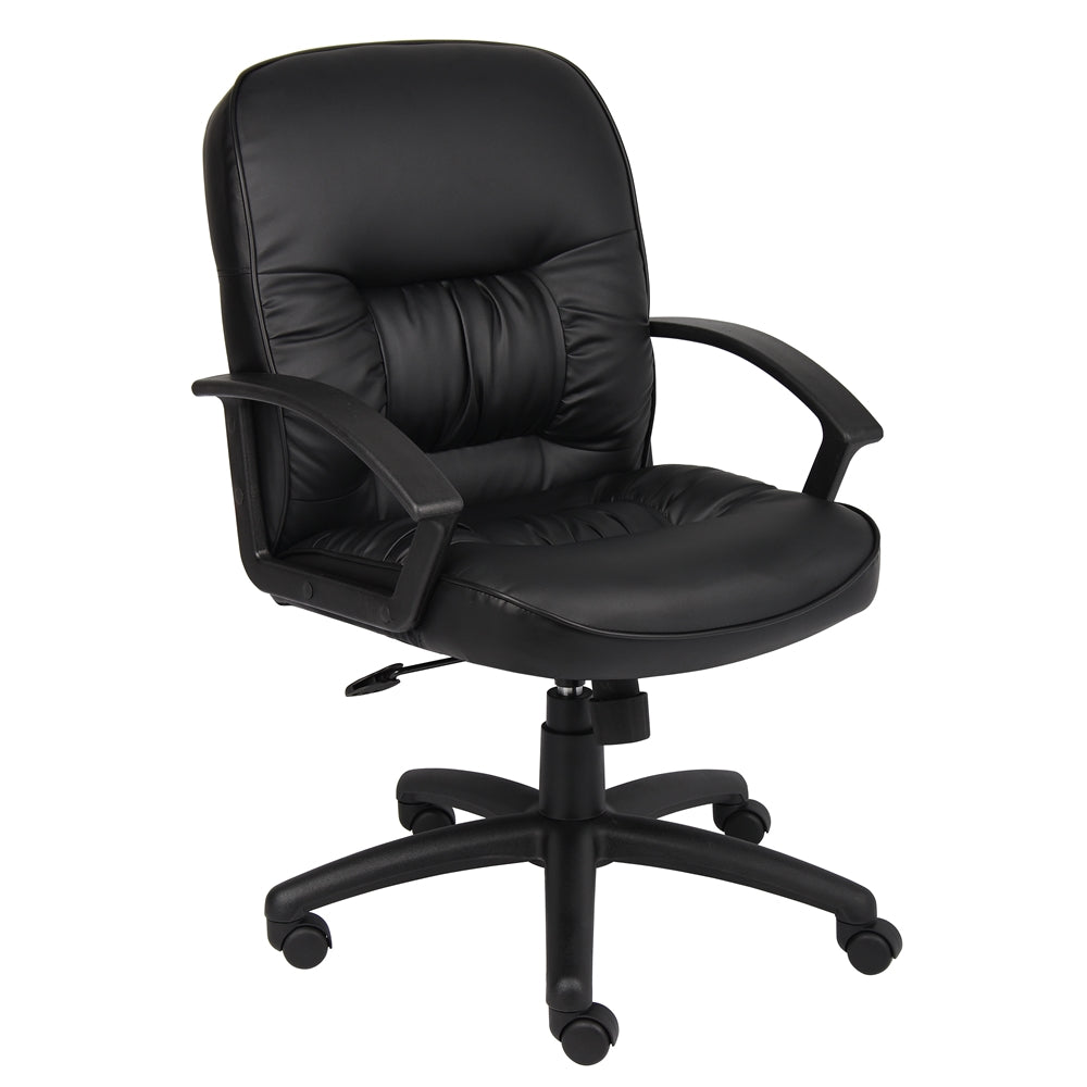 Boss Mid Back LeatherPlus Chair