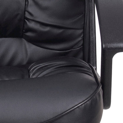 Bison Office Guest Chair with Mid Back and LeatherPlus Cantilever Base