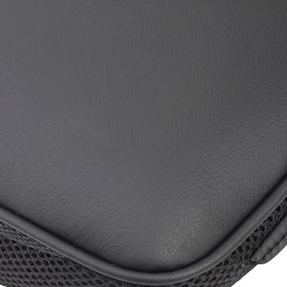 Bison Office High-Back Executive Chair with Vinyl-Upholstered Seat, Black