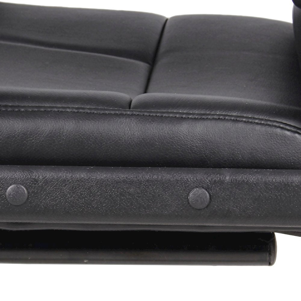 Bison Office Guest Chair with Mid-Back Vinyl-Upholstered Cantilever Base