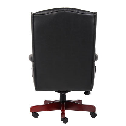 Boss Wingback Traditional Chair In Black