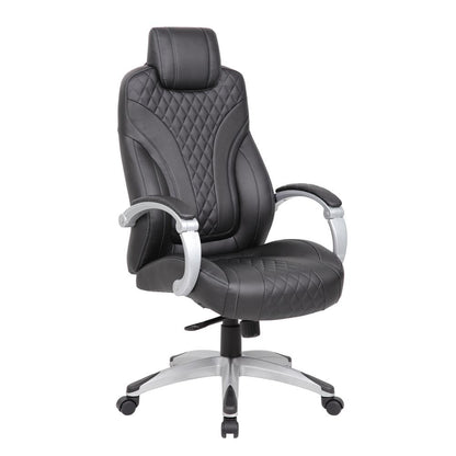 Boss Executive Hinged Arm Chair - Black