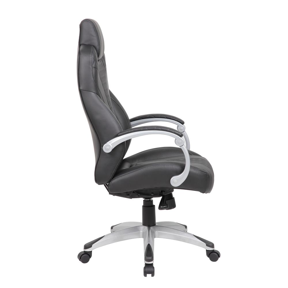 Boss Executive Hinged Arm Chair - Black