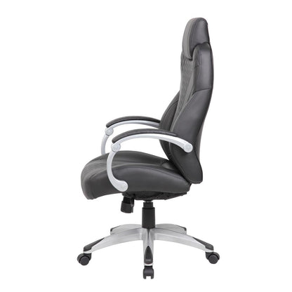 Boss Executive Hinged Arm Chair - Black