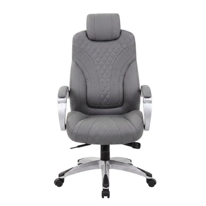 CaressoftPlus High-Back Executive Chair with Adjustable Hinged Arms with Storage