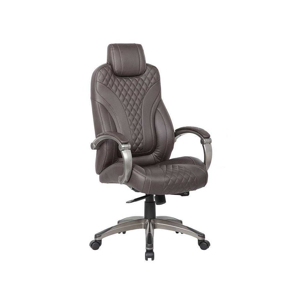 Boss Executive Hinged Arm Chair - Brown