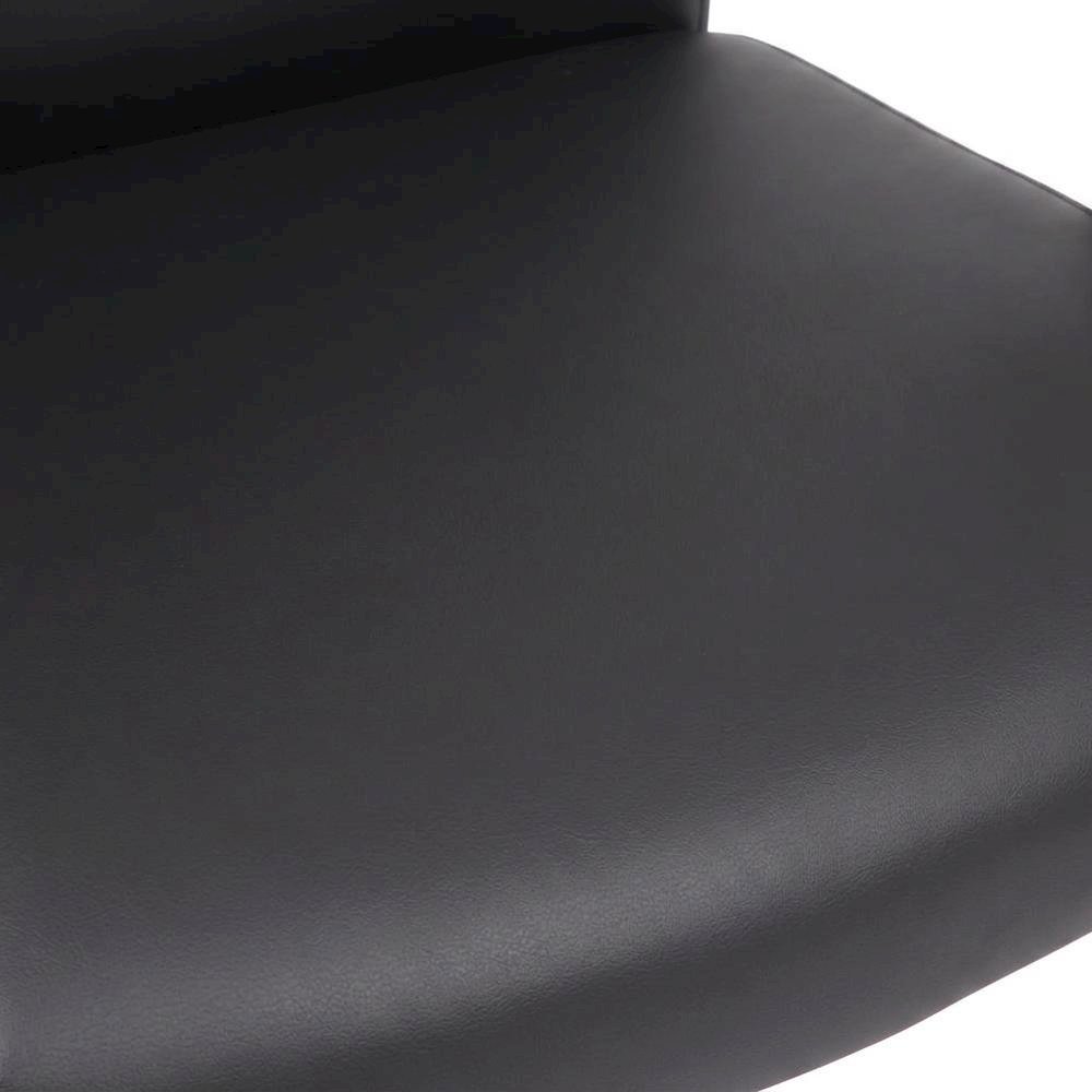 Vinyl High-Back Conference Chair with Aluminum Arms and Base, Adjustable
