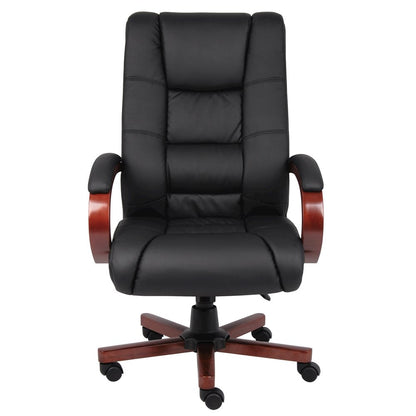 Boss High Back Executive Wood Finished Chairs