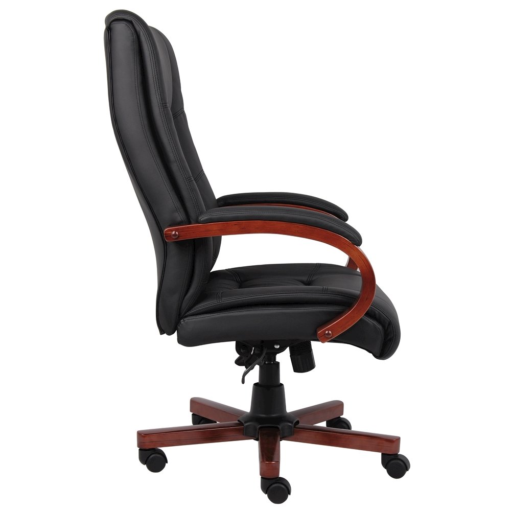 Boss High Back Executive Wood Finished Chairs
