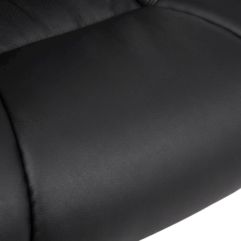 CaressoftPlus High-Back Executive Chair with Cherry Wood Base and Arms