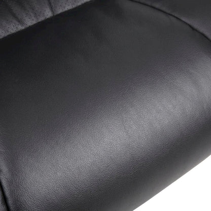 CaressoftPlus High-Back Executive Chair with Mahogany Wood Base and Arms