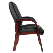 Boss Mid Back Wood Finished Guest Chairs
