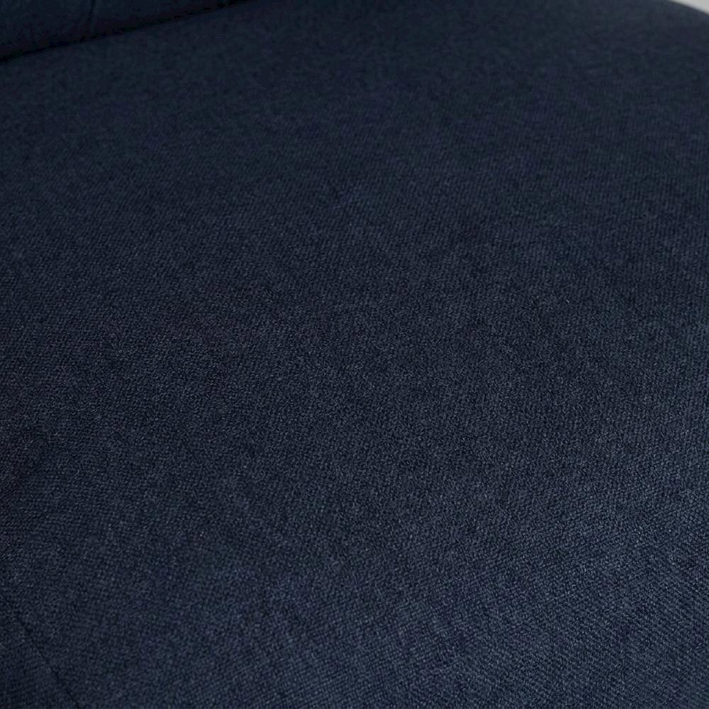 Linen Mid-Back Executive Office Chair with Padded Arms and Spring Tilt