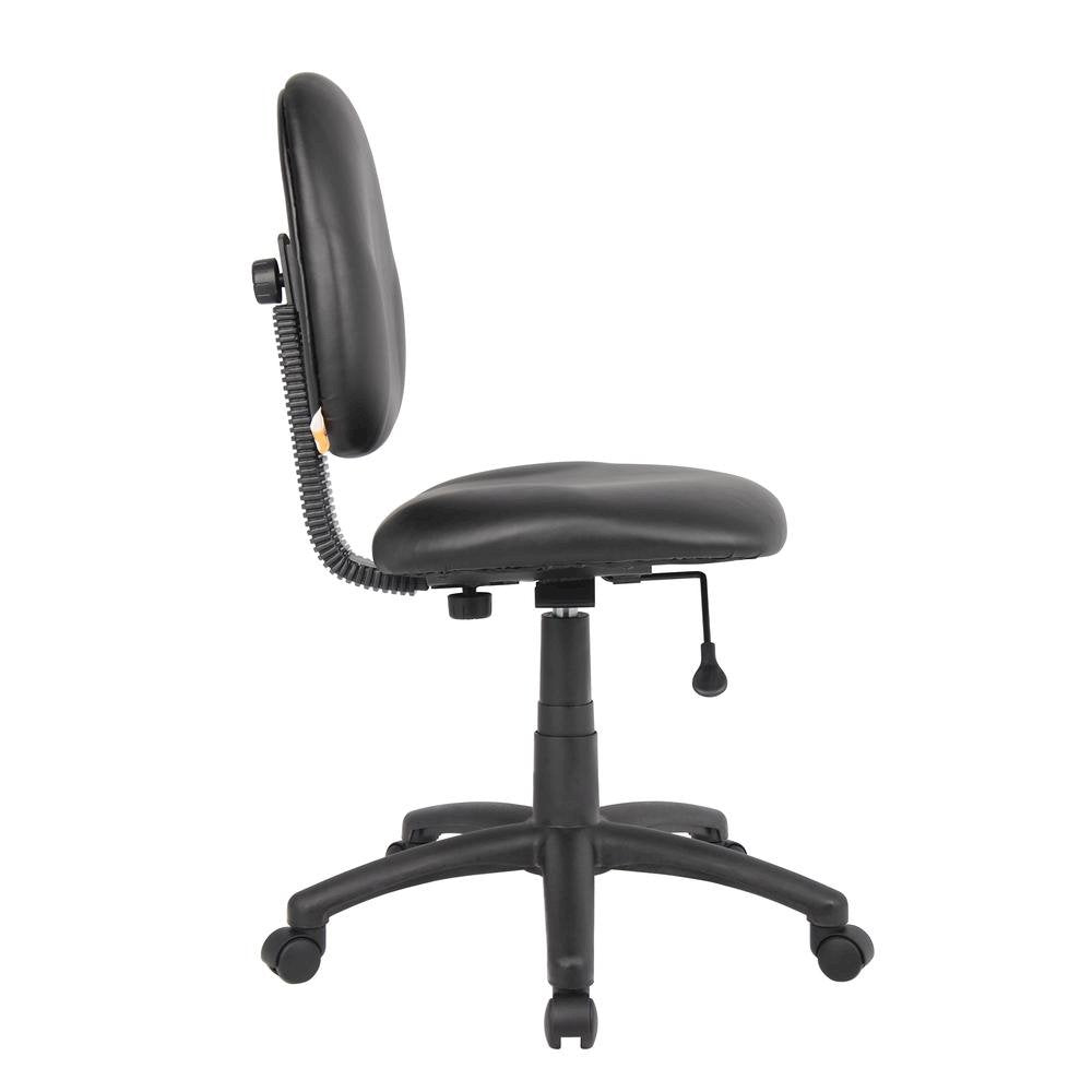 Boss Diamond Task Chair In Black Caressoft