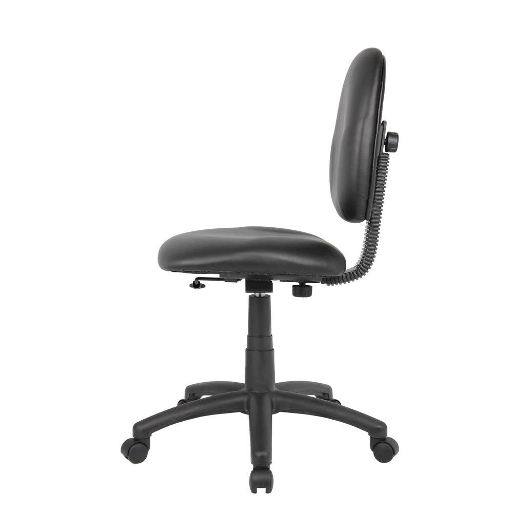Boss Diamond Task Chair In Black Caressoft