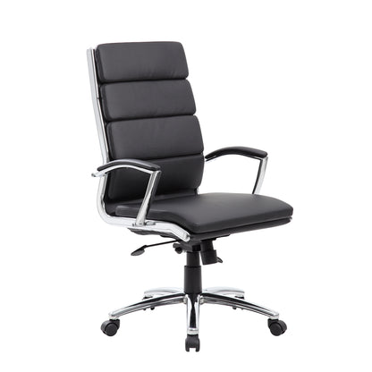 Boss Executive CaressoftPlus™ Chair with Metal Chrome Finish