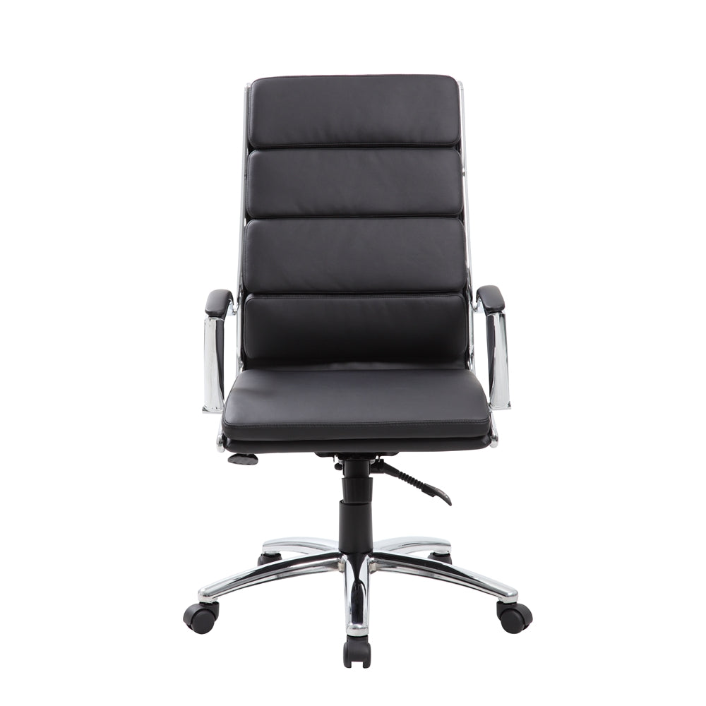 Boss Executive CaressoftPlus™ Chair with Metal Chrome Finish