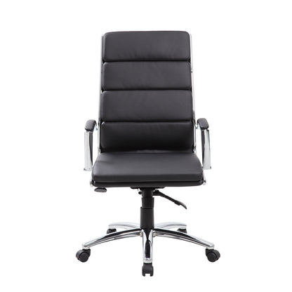 Boss Executive CaressoftPlus™ Chair with Metal Chrome Finish