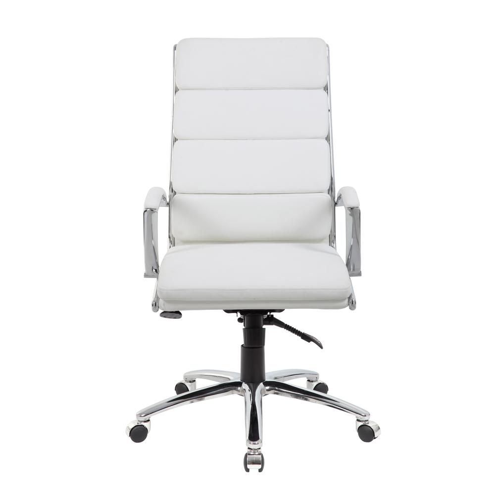 Boss Executive CaressoftPlus™ Chair with Metal Chrome Finish