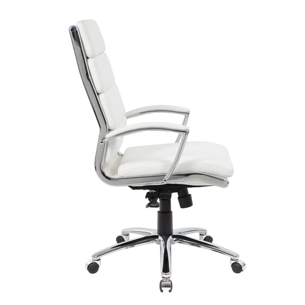 Boss Executive CaressoftPlus™ Chair with Metal Chrome Finish