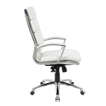 Boss Executive CaressoftPlus™ Chair with Metal Chrome Finish