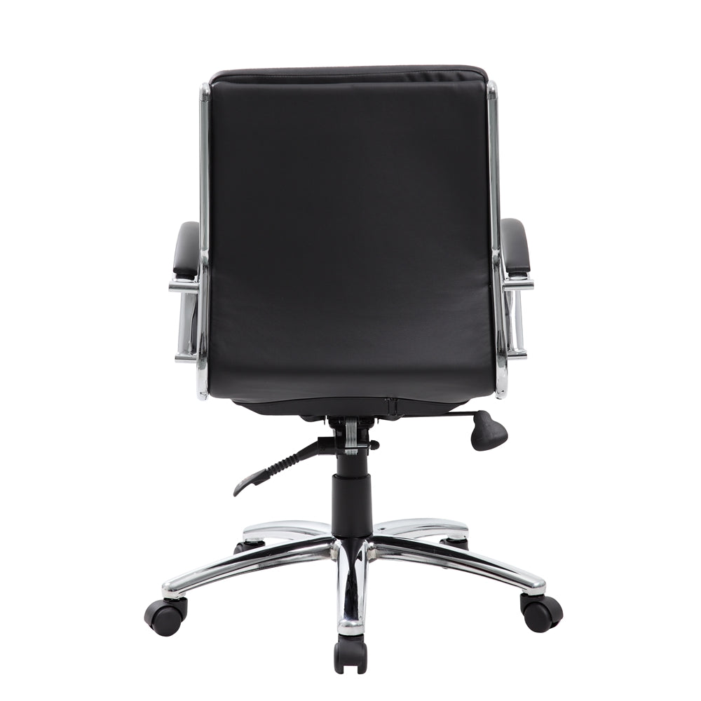 Boss Executive CaressoftPlus™ Chair with Metal Chrome Finish - Mid Back