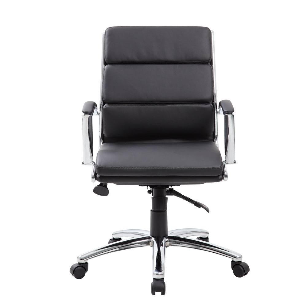 Boss Executive CaressoftPlus™ Chair with Metal Chrome Finish - Mid Back